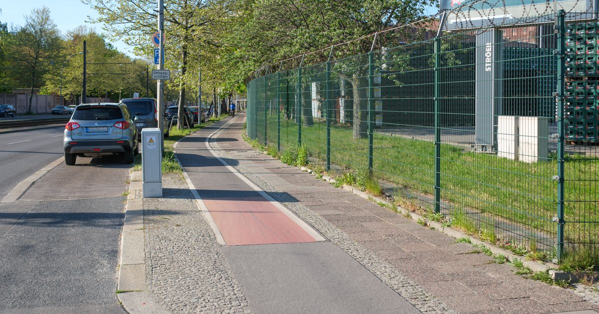 Baulich Getrennter Radweg Indira Gandhi Stra E Infravelo