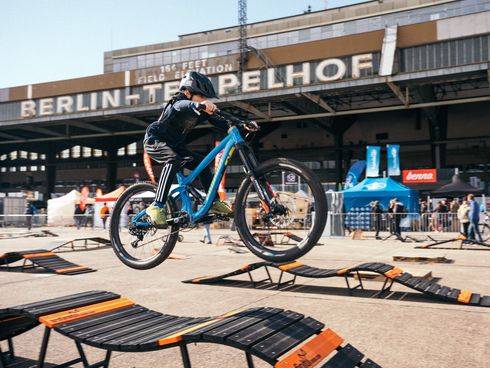 Fahrrad-Parcours auf der VELOBerlin